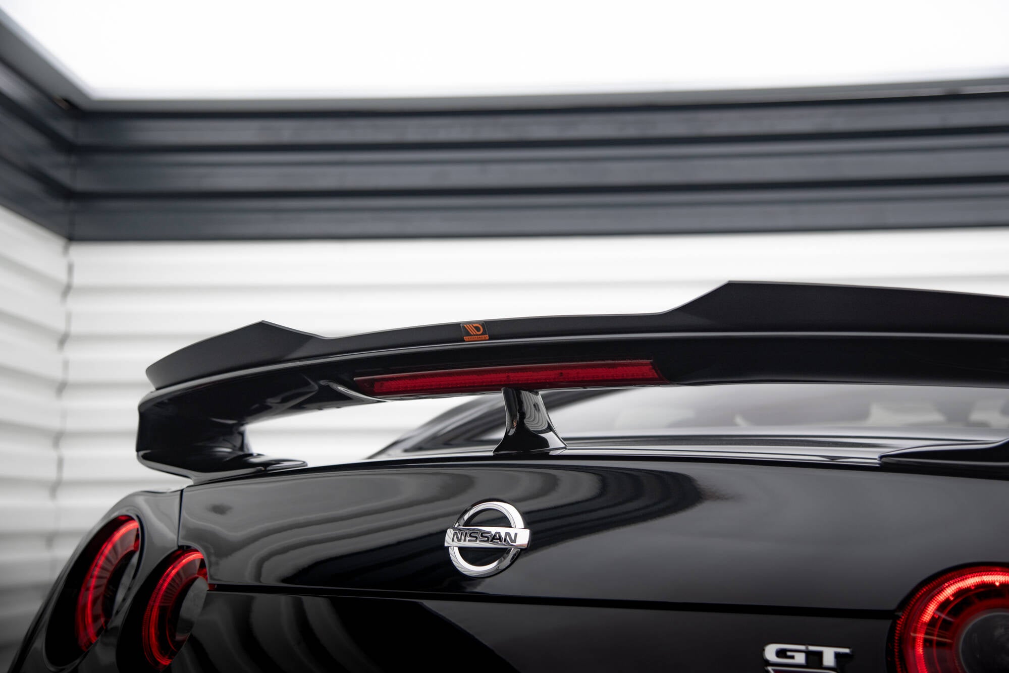 Maxton Design Spoiler CAP passend für Nissan GTR R35 Facelift schwarz Hochglanz