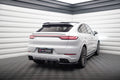 Maxton Design Street+ Mittlerer Diffusor RACE passend für Porsche Cayenne SUV / Coupe Mk3 Facelift schwarz Hochglanz