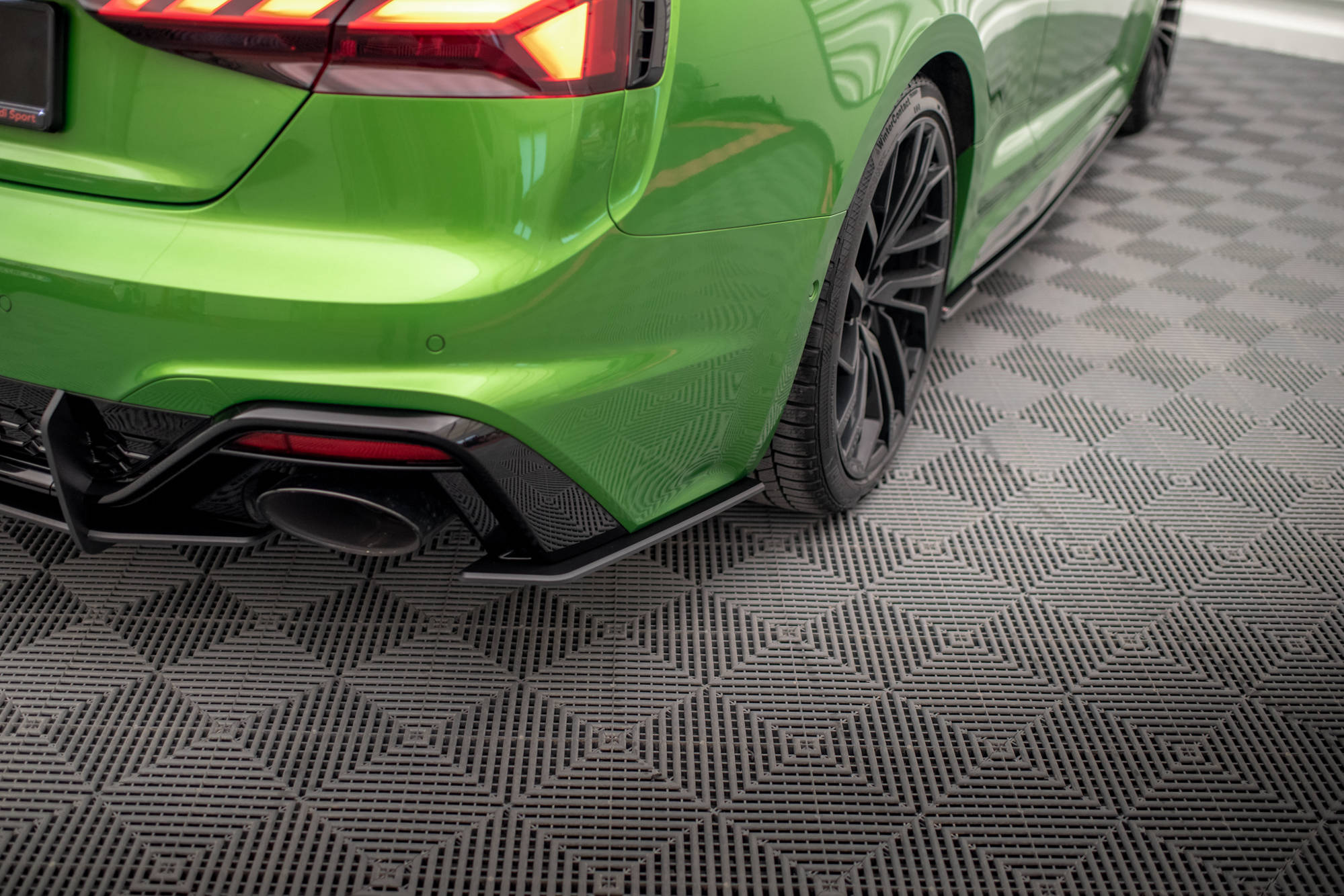 Maxton Design Street Pro Heck Ansatz Flaps Diffusor passend für Audi RS5 F5 Facelift