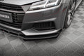 Maxton Design Front Stoßstange Flaps passend für Audi TT S / S-Line 8S schwarz Hochglanz