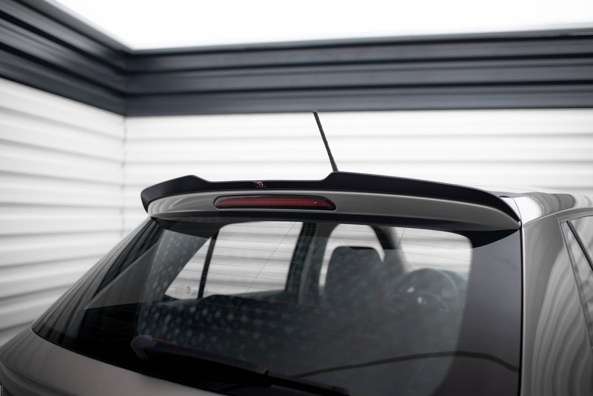 Maxton Design Spoiler CAP passend für Skoda Fabia Hatchback Mk3 schwarz Hochglanz