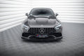 Maxton Design Street+ Spoilerlippe Front Ansatz V.1 passend für Mercedes-AMG GT 53 4-Door Coupe X290 schwarz Hochglanz