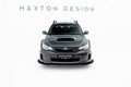 Maxton Design Street Pro Street+ Spoilerlippe Front Ansatz + Flaps passend für Subaru Impreza WRX STI Mk3 Facelift schwarz Hochglanz