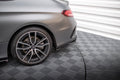 Maxton Design Street+ Mittlerer Diffusor RACE passend für Mercedes-AMG C43 Coupe / Cabrio C205 Facelift / A205 Facelift schwarz Hochglanz