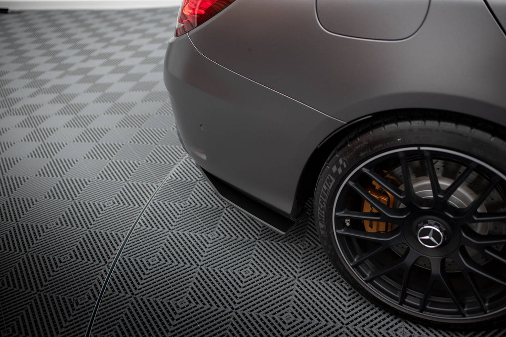 Maxton Design Street Pro Heck Ansatz Flaps Diffusor passend für Mercedes-AMG C63 Limousine / Kombi W205 Facelift