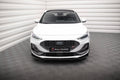 Maxton Design Street+ Spoilerlippe Front Ansatz V.7 passend für Ford Focus ST / ST-Line Mk4 Facelift schwarz Hochglanz