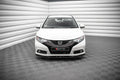 Maxton Design Street+ Spoilerlippe Front Ansatz V.2 passend für Honda Civic Mk9 schwarz Hochglanz
