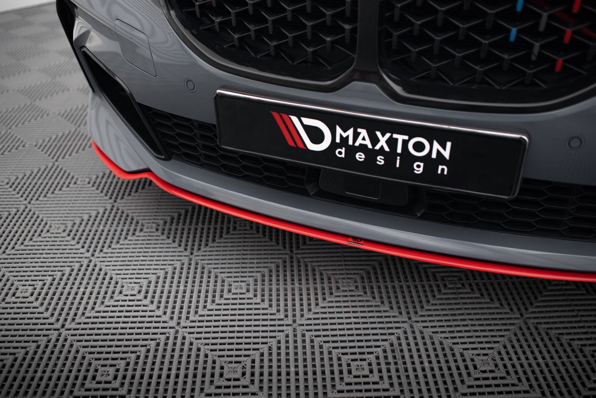 Maxton Design Street+ Spoilerlippe Front Ansatz V.4 passend für BMW 1er M-Paket/ M135i / 128ti F40