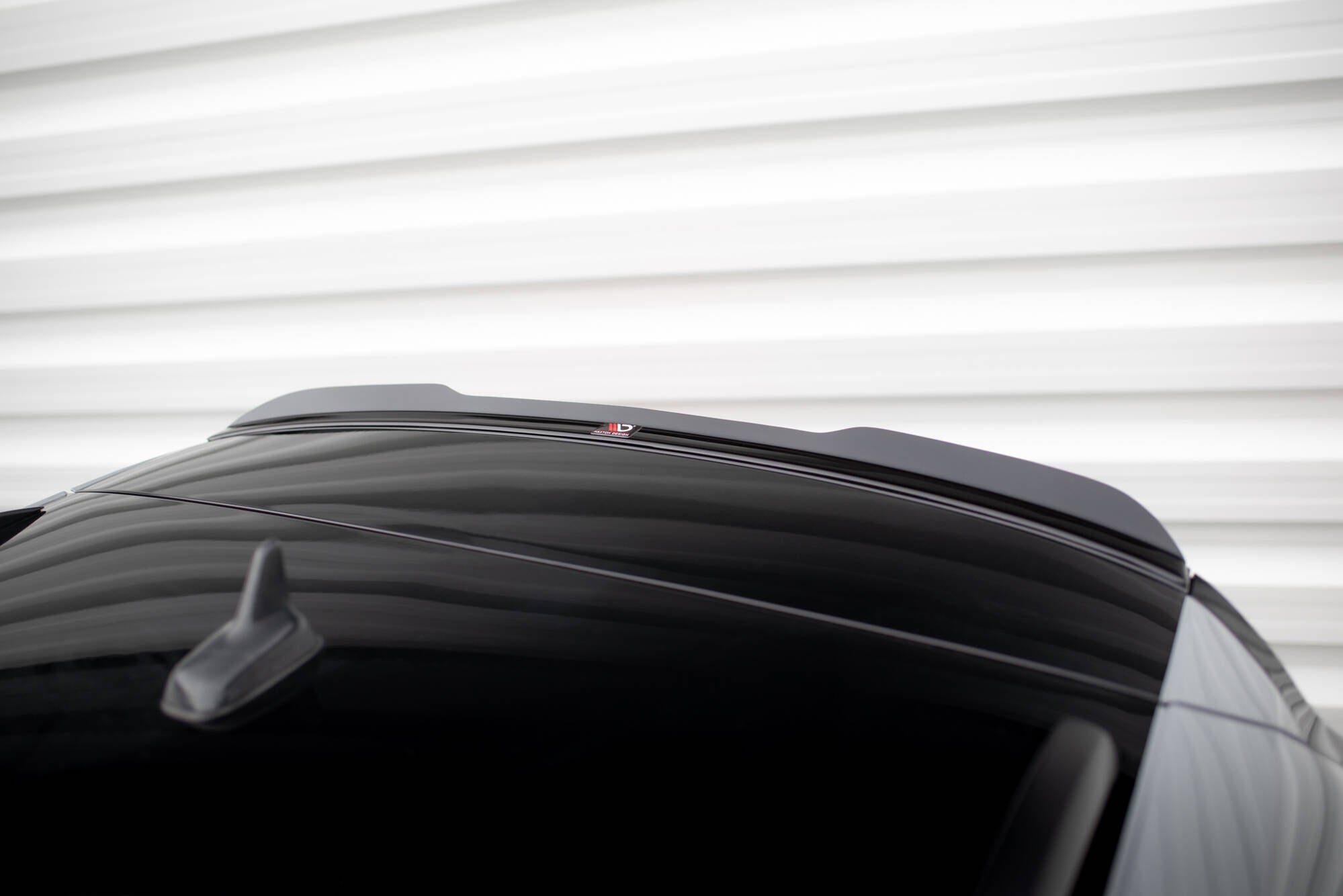 Maxton Design Spoiler CAP passend für VW Passat R-Line B8 schwarz Hochglanz