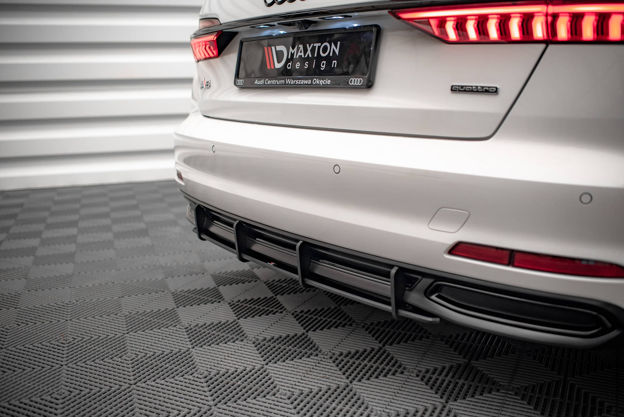 Maxton Design Street Pro Heckschürze passend für Audi A6 C8