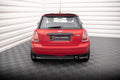 Maxton Design Heck Ansatz Flaps Diffusor passend für Mini One R56 schwarz Hochglanz