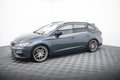 Maxton Design Street+ Seitenschweller Leisten passend für v.1 Seat Leon Mk3 Cupra/ FR Facelift schwarz Hochglanz