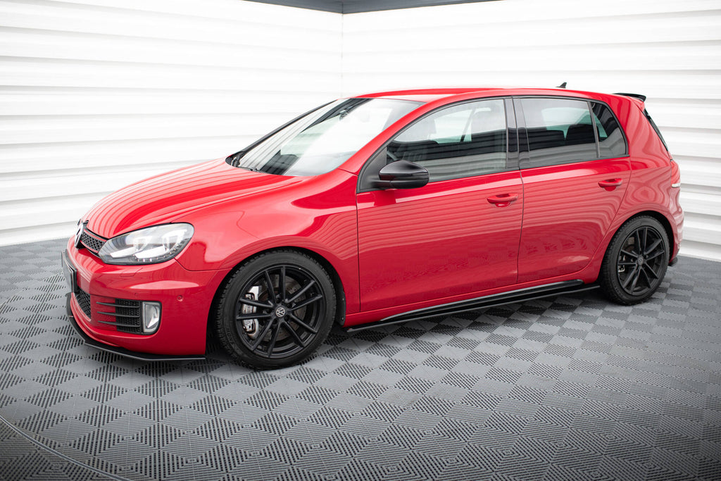 Maxton Design Robuste Racing Street+ Seitenschweller Leisten passend für VW Golf GTI Mk6