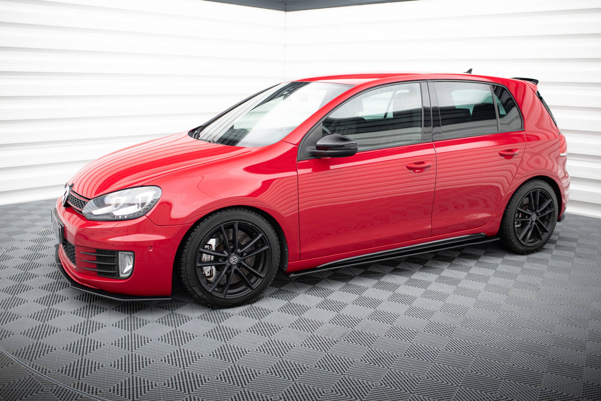 Maxton Design Robuste Racing Street+ Seitenschweller Leisten passend für VW Golf GTI Mk6