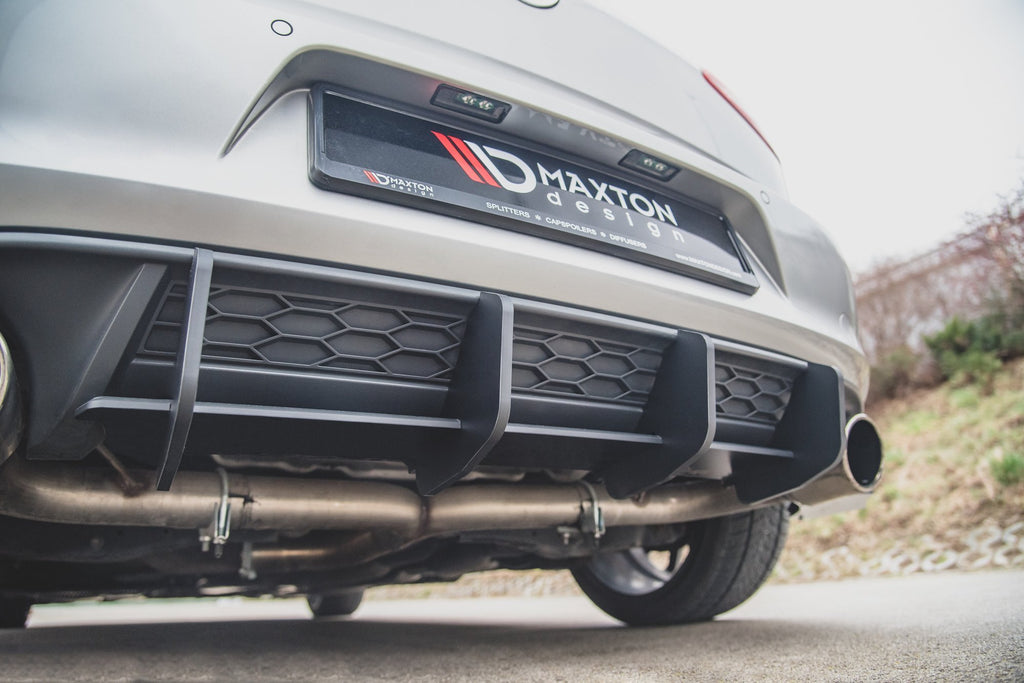 Maxton Design Diffusor Heck Ansatz passend für Heckschürze V.2 passend für VW Golf 7 GTI