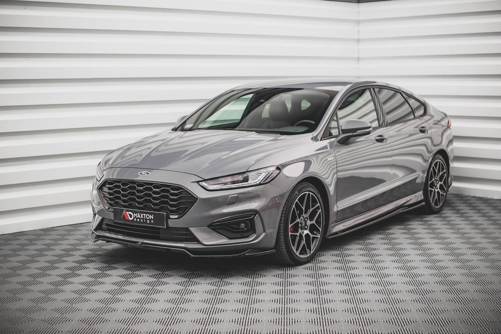 Maxton Design Street+ Seitenschweller Leisten passend für Ford Mondeo ST-Line Mk5 Facelift schwarz Hochglanz