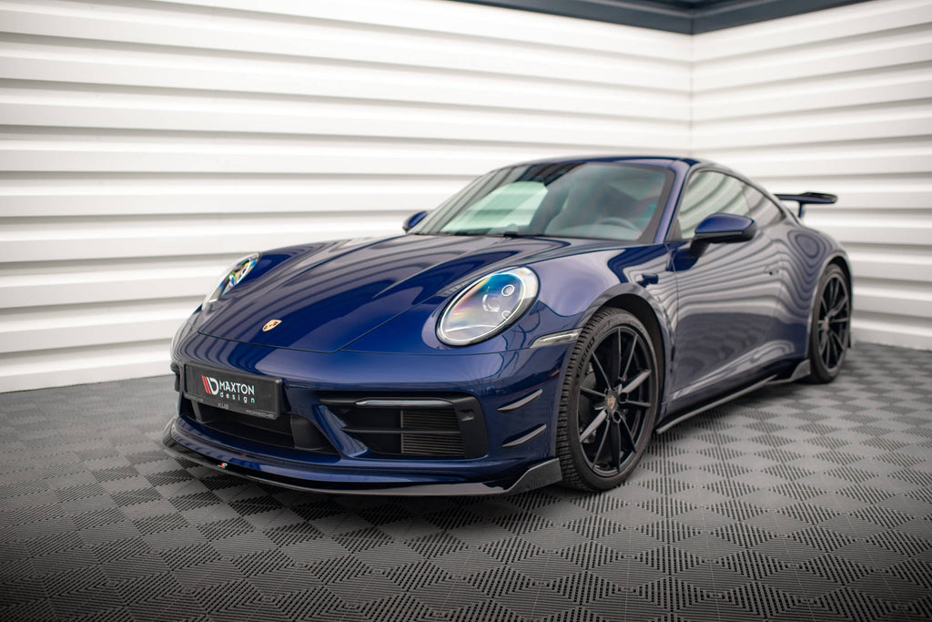 Maxton Design Stoßstangenflügel vorne (Canards) Porsche 911 Carrera Aero 992 für Porsche