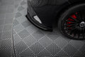 Maxton Design Street Pro Street+ Spoilerlippe Front Ansatz + Flaps passend für Mercedes-AMG A35 W177 Facelift schwarz Hochglanz
