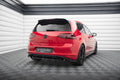 Maxton Design Spoiler CAP V.3 passend für VW Golf R / R-Line / GTI / GTD Mk7 / Mk7 Facelift schwarz Hochglanz