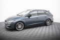 Maxton Design Street+ Seitenschweller Leisten passend für V.5 Seat Leon Cupra / FR Mk3 / Mk3 Facelift schwarz Hochglanz