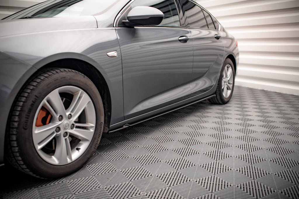 Maxton Design Street+ Seitenschweller Leisten passend für Opel Insignia Mk2 schwarz Hochglanz
