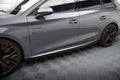 Maxton Design Street+ Seitenschweller Leisten passend für V.1 passend für Cupra Leon ST / Hatchback Aero Mk1 Facelift schwarz Hochglanz