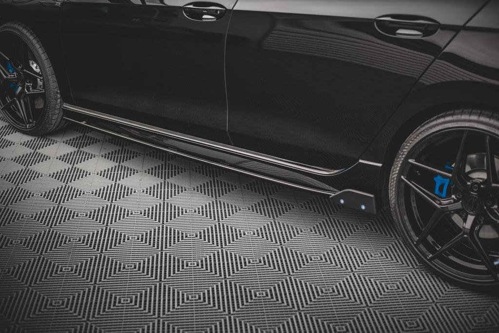 Maxton Design Seitenschweller Ansatz für V.2 für + Flaps Volkswagen Golf R Mk8