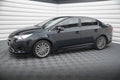Maxton Design Street+ Seitenschweller Leisten passend für Toyota Avensis Mk3 Facelift schwarz Hochglanz