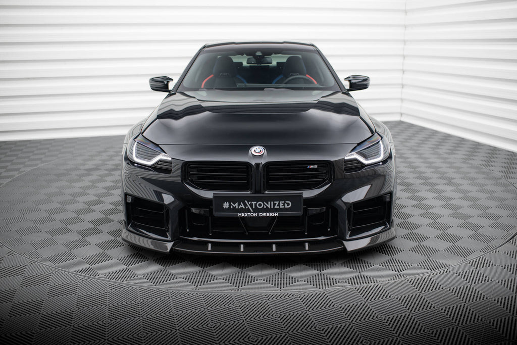 Maxton Design Prepreg Carbon Fiber Street+ Spoilerlippe Front Ansatz V.2 passend für BMW M2 G87