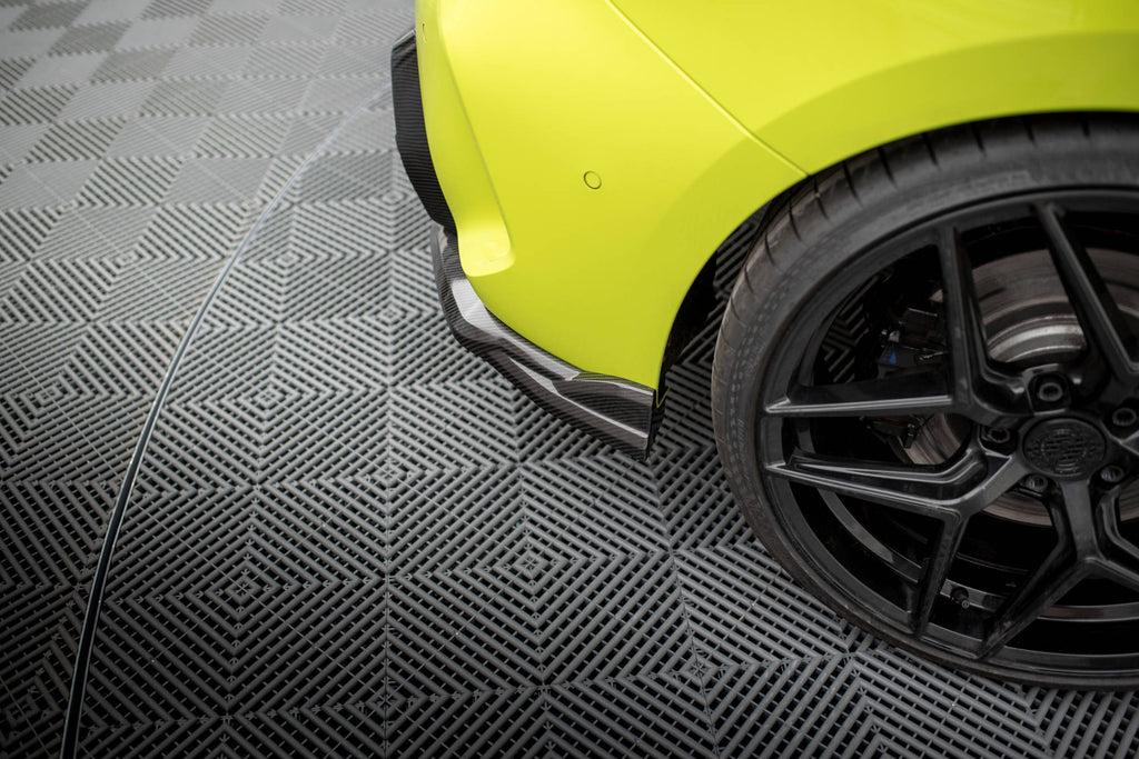 Maxton Design Prepreg Carbon Fiber Heck Ansatz Flaps Diffusor passend für BMW 1er M-Paket / M135i / 128ti F40