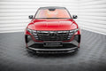 Maxton Design Street+ Spoilerlippe Front Ansatz V.1 passend für Hyundai Tucson N-Line Mk4 schwarz Hochglanz