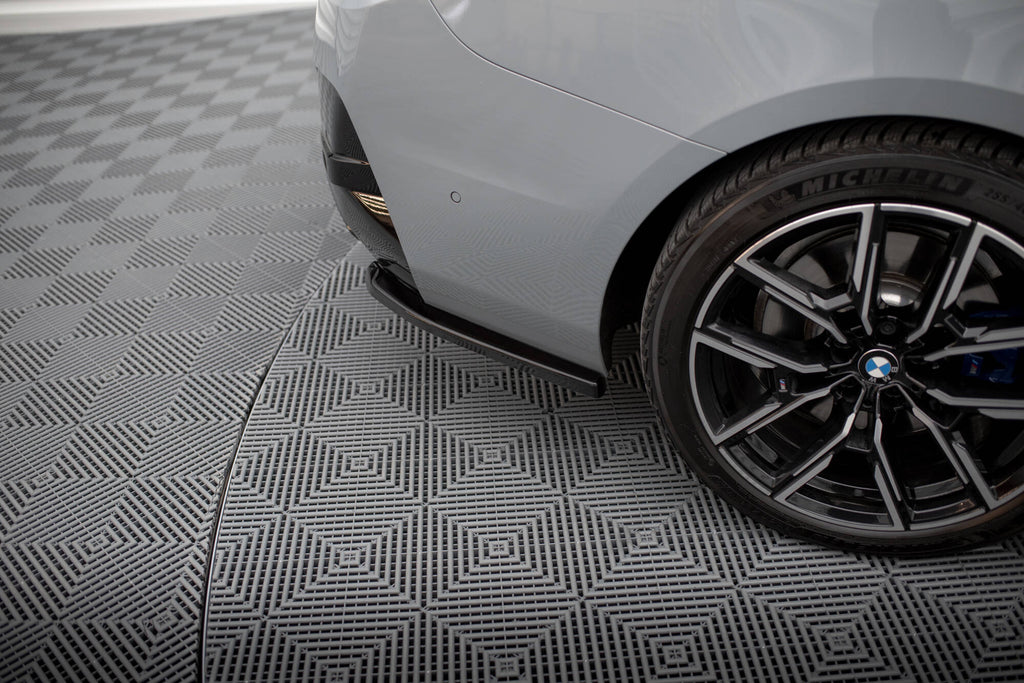 Maxton Design Heck Ansatz Flaps Diffusor V.1 passend für BMW M440i Gran Coupe G26 schwarz Hochglanz