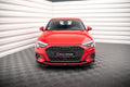 Maxton Design Street+ Spoilerlippe Front Ansatz V.2 passend für Audi A3 8Y schwarz Hochglanz