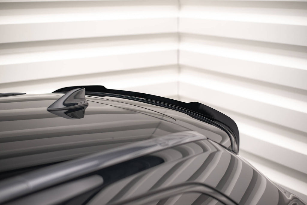 Maxton Design Spoiler CAP passend für Toyota Avensis Mk3 Facelift Wagon schwarz Hochglanz