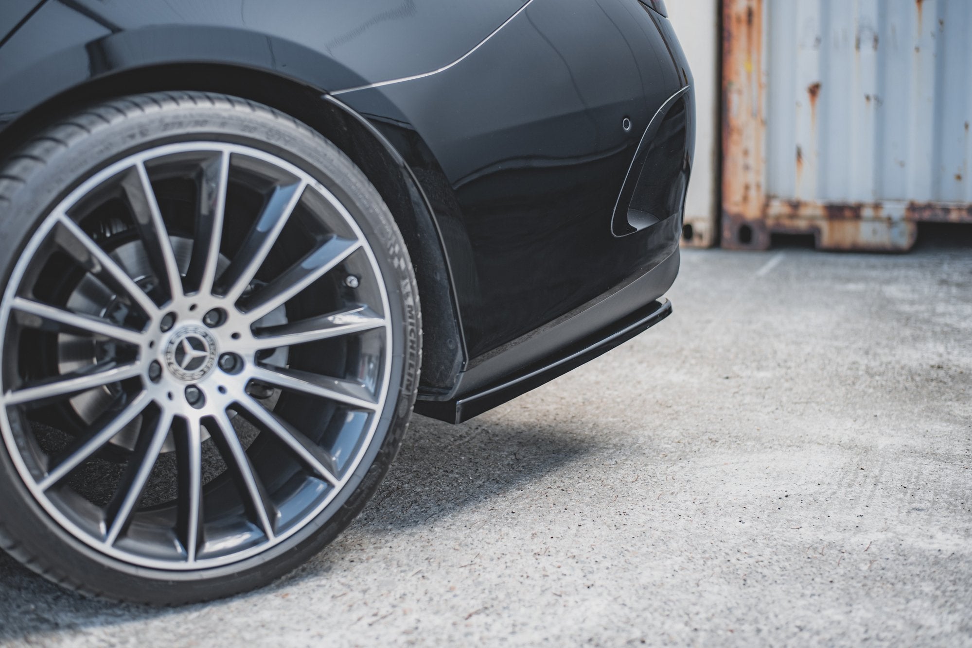 Maxton Design Heckansatz Mercedes-Benz CLS AMG-Line C257 schwarz Hochglanz für Mercedes-Benz CLS C257