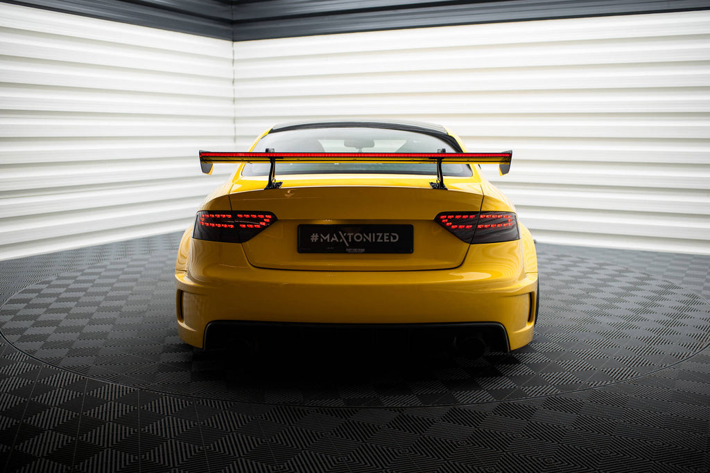 Maxton Design Carbon Spoiler With Upper Swan Mounting + LED Audi A5 Coupe 8T für Audi A5 / S5 / RS5
