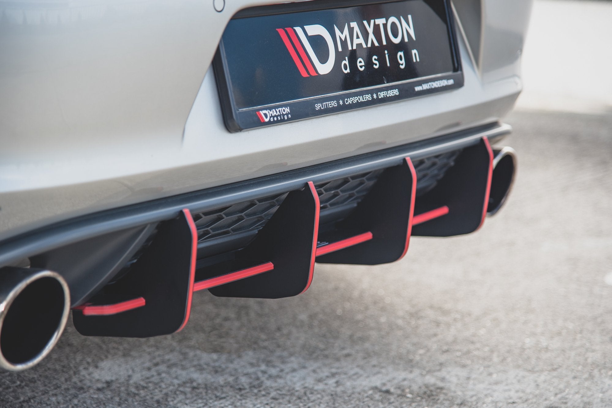 Maxton Design Street Pro Heckschürze V.1 passend für VW Golf 7 GTI