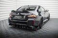 Maxton Design Heck Ansatz Flaps Diffusor V.4 passend für (Für heckansatz v.1) BMW M2 G87 schwarz Hochglanz