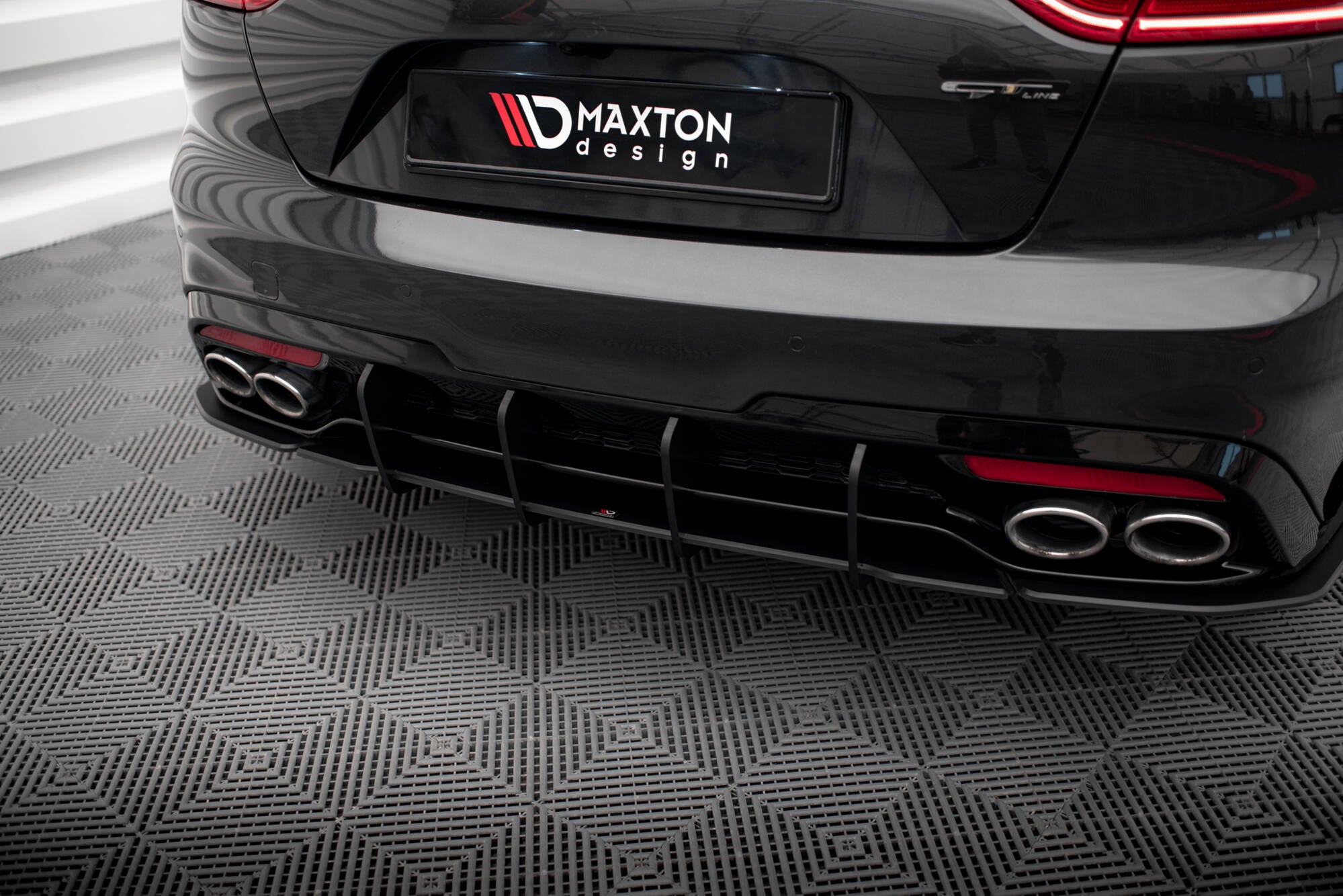 Maxton Design Street Pro Heckschürze V.1 passend für Kia Stinger GT / GT-Line Mk1