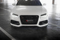 Maxton Design Street+ Spoilerlippe Front Ansatz V.3 passend für Audi RS7 C7 schwarz Hochglanz