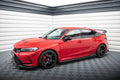 Maxton Design Street+ Seitenschweller Leisten passend für V.1 passend für Honda Civic Type-R Mk 11 schwarz Hochglanz