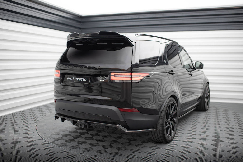 Maxton Design Street+ Mittlerer Diffusor RACE passend für Land Rover Discovery HSE Mk5 schwarz Hochglanz