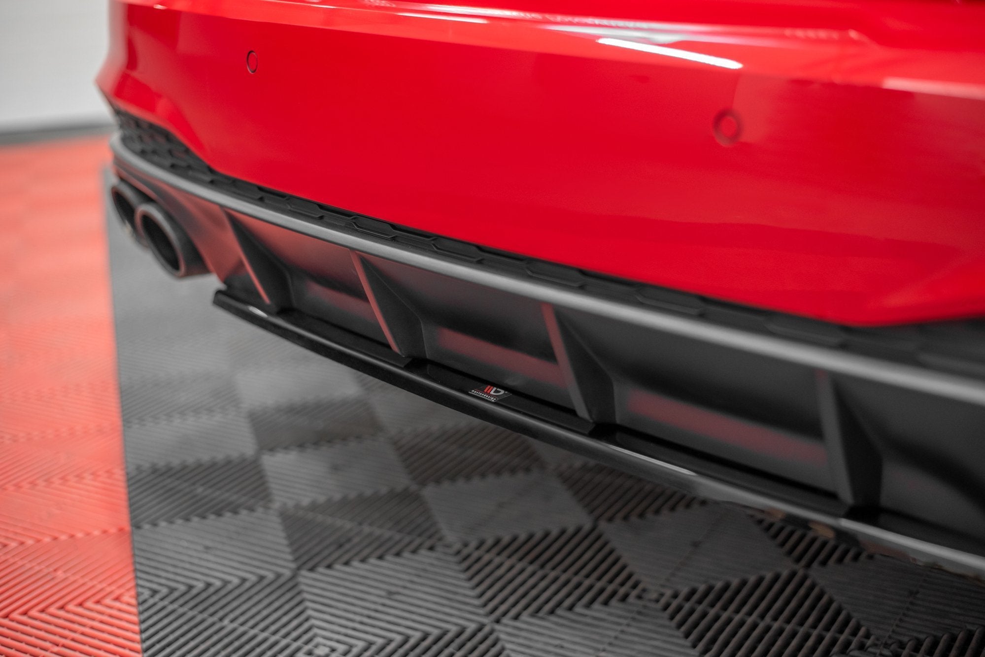 Maxton Design Heckansatz Audi S7 C8 schwarz Hochglanz für Audi A7