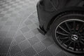 Maxton Design Hintere Seiten Flaps passend für Mercedes-Benz A AMG-Line W176 Facelift schwarz Hochglanz