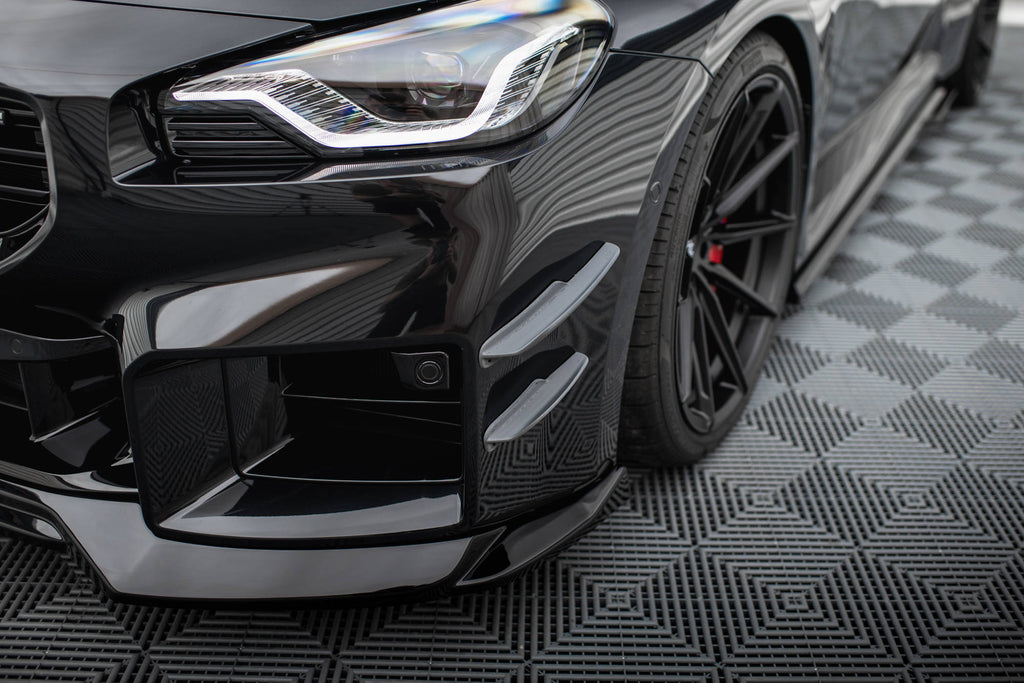 Maxton Design Stoßstangen Flaps Wings vorne Canards passend für BMW M2 G87