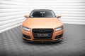 Maxton Design Street+ Spoilerlippe Front Ansatz V.1 passend für Audi A7 C7 schwarz Hochglanz