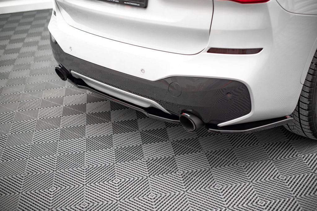 Maxton Design Heckansatz BMW X1 M-Paket F48 / F48 Facelift schwarz Hochglanz für BMW X1 F48