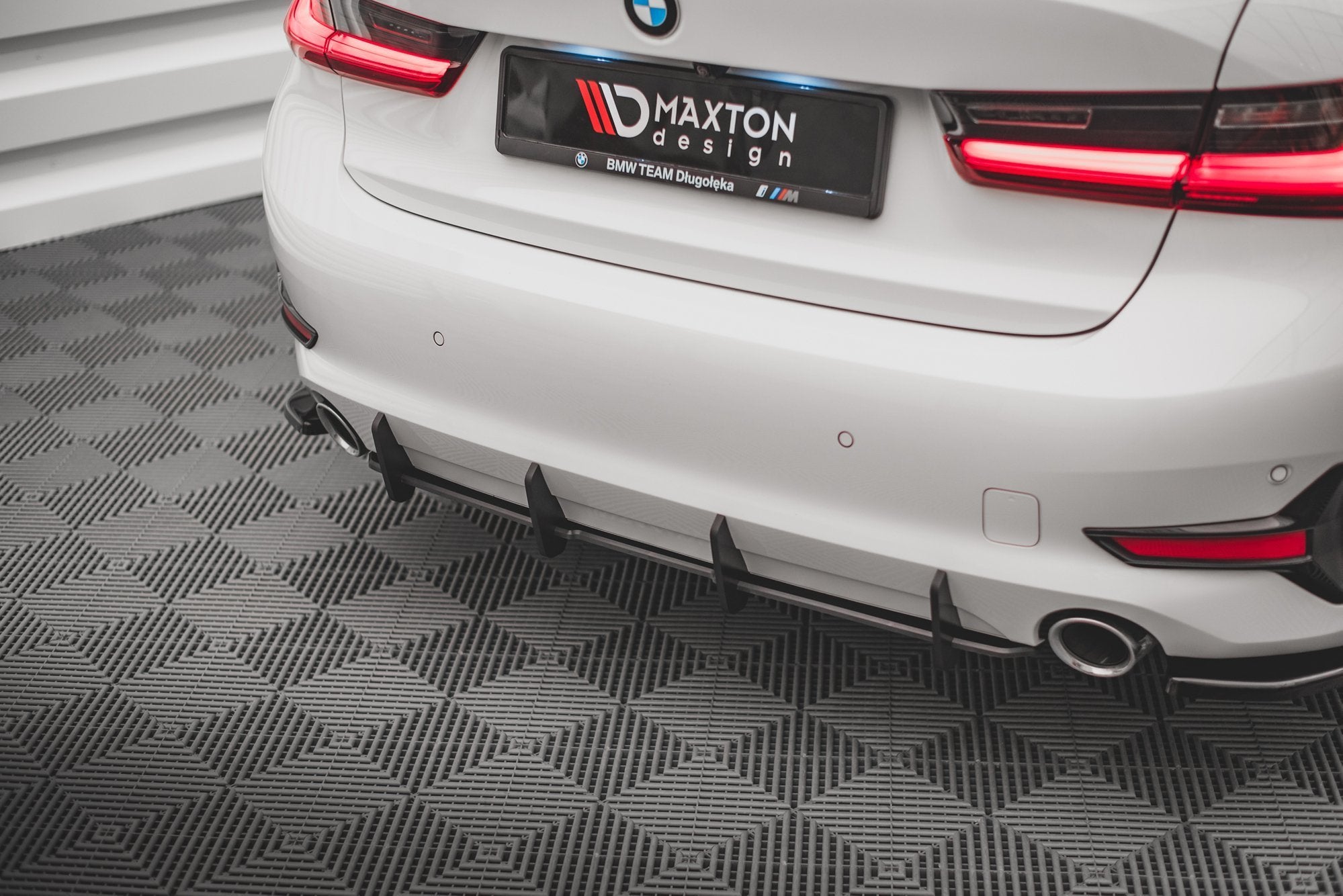 Maxton Design Street Pro Heckschürze passend für BMW 3er Limousine G20