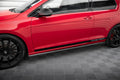 Maxton Design Racing Seitenschweller Ansatz VW GOLF 7 GTI CLUBSPORT für Volkswagen Golf Mk7