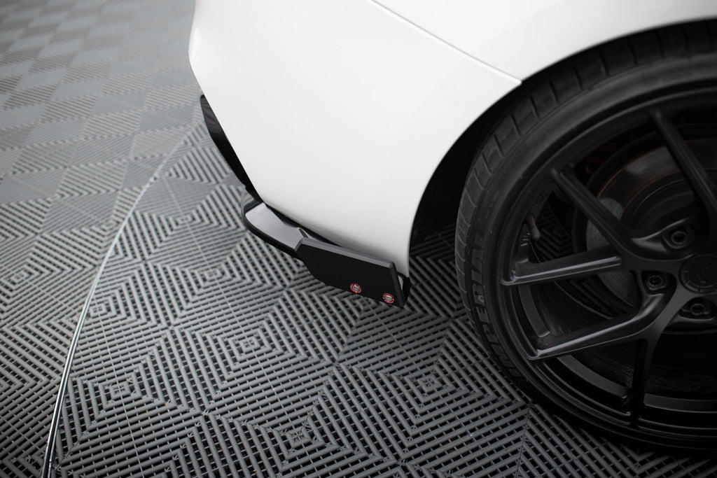 Maxton Design Heck Ansatz Flaps Diffusor V.5 + Flaps passend für (Für heckansatz V.3) BMW 1er M-Paket / M140i F20 Facelift